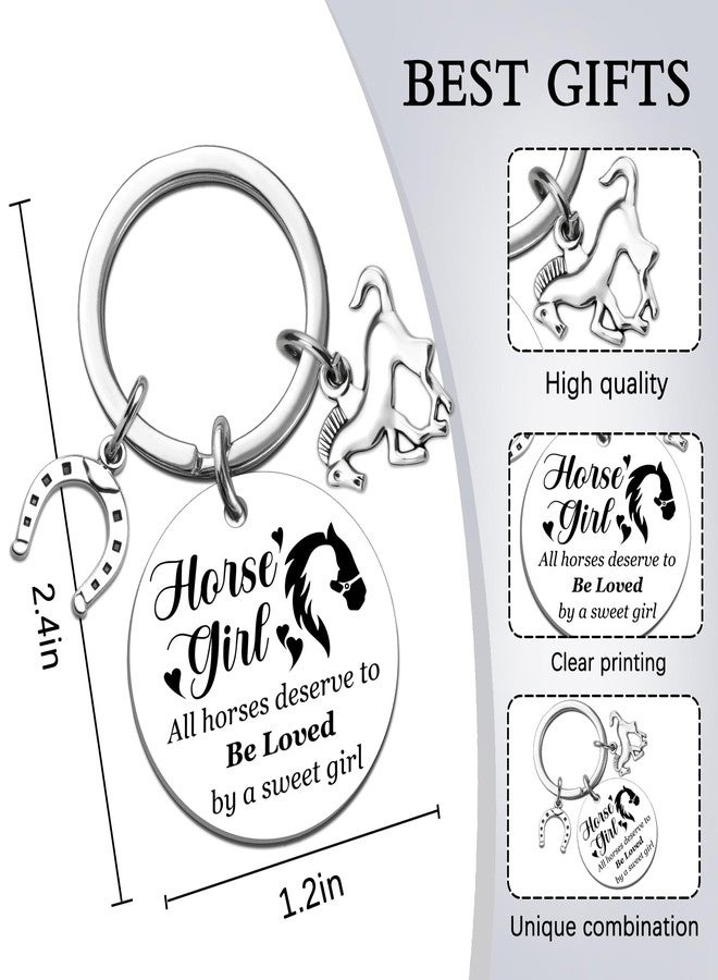 MOEXUKO Christmas Stocking Stuffers for Teen Girls Horse Stuff Keychain Horse Gifts for Women Gifts for Horses Lovers Birthday Gift for Horses Riding Lovers Trainer Stocking Stuffers for Her - Image 2